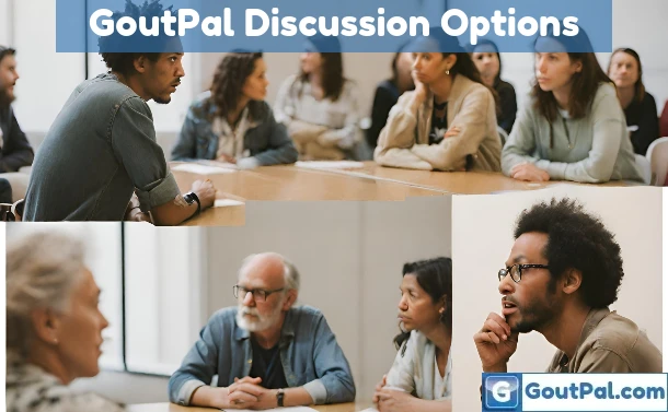 GoutPal Discussion Options